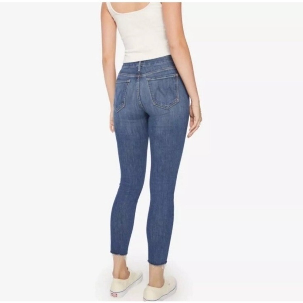 Mother The Looker Ankle Fray Wash Wicked Games Jeans Size 26